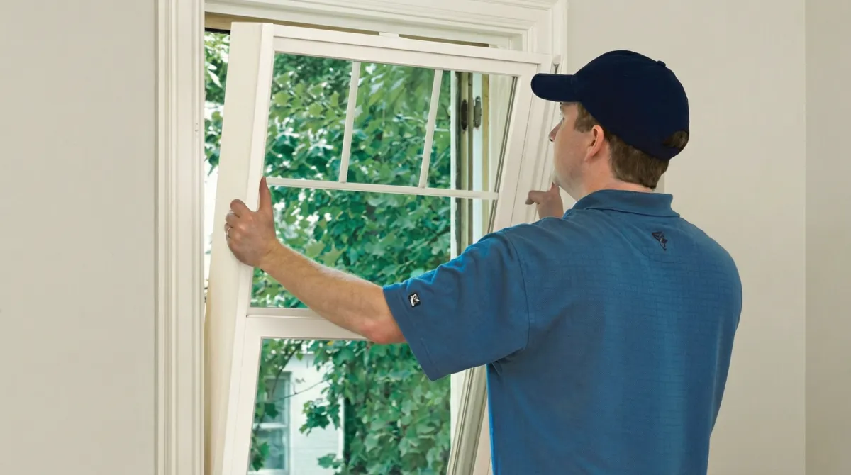 Professional contractors performing a residential window insulation and replacement service in San Francisco, CA